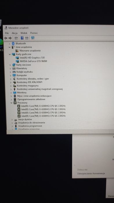 Laptop gamingowy Lenovo y700 i5, GTX960m