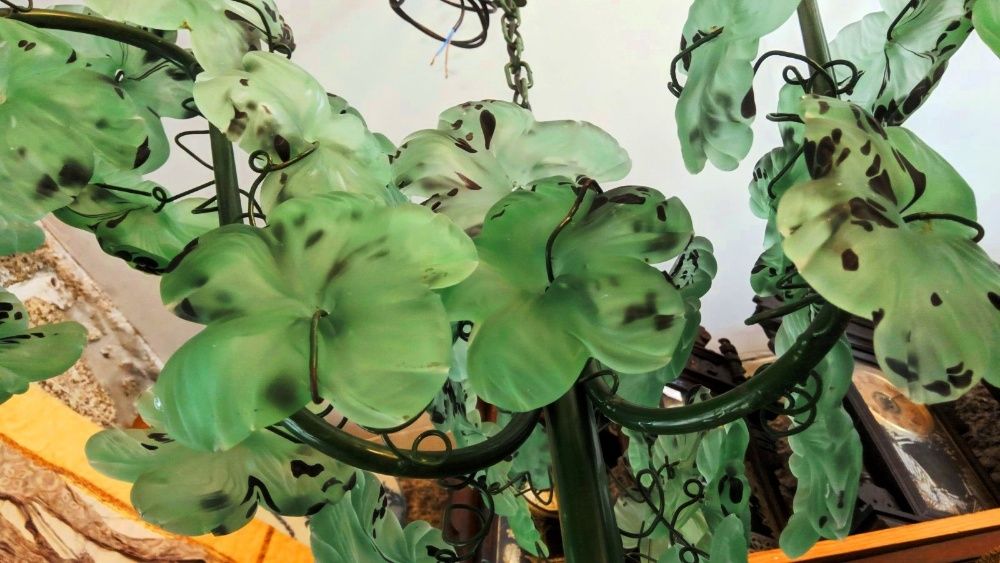 Candeeiro Vidro Murano Cachos Uva