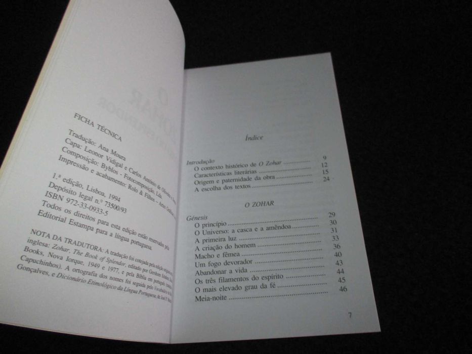 Livro O Zohar O Livro do Esplendor Chuang Tse