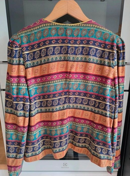 Marynarka żakiet vintage z USA 42 etno boho retro