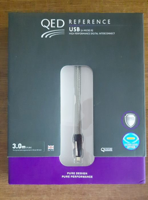 Qed Reference USB  2м и 3м  A - micro B межблочный кабель новый