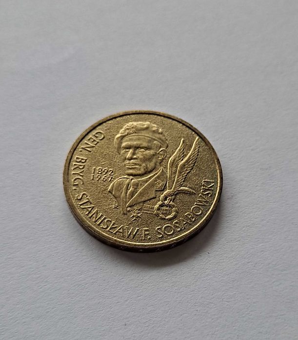 Moneta 2 złote  Generał Stanisław Sosabowski 2004 r.