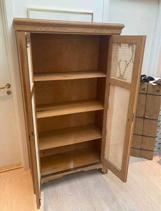 dębowa szafa w stylu rustykalnym vintage bliźniarka