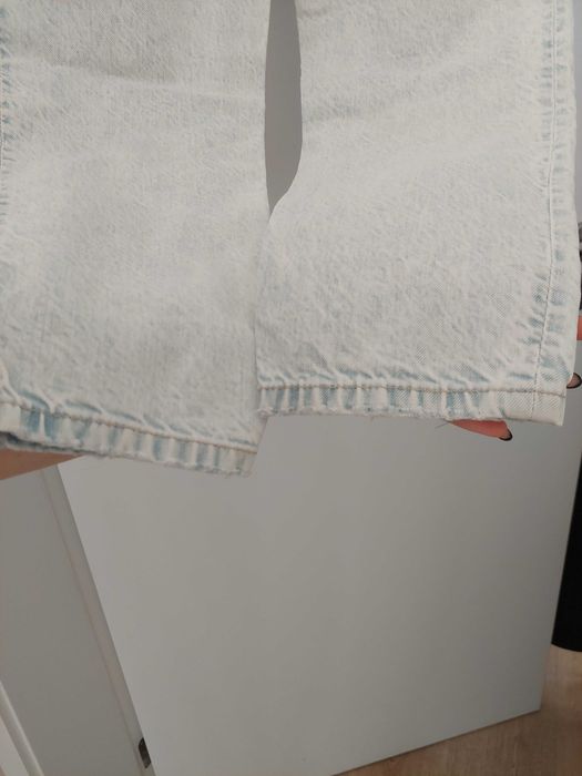 Calças de ganga Mom Fit mulher novas