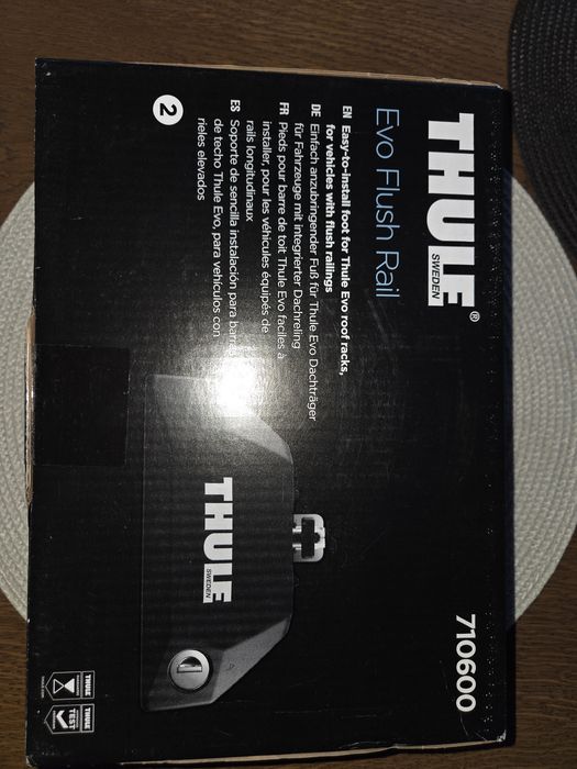 Nowe Thule Evo Flush Rail 7106 Stopy Bagażnika 710600
Thule Evo Flush