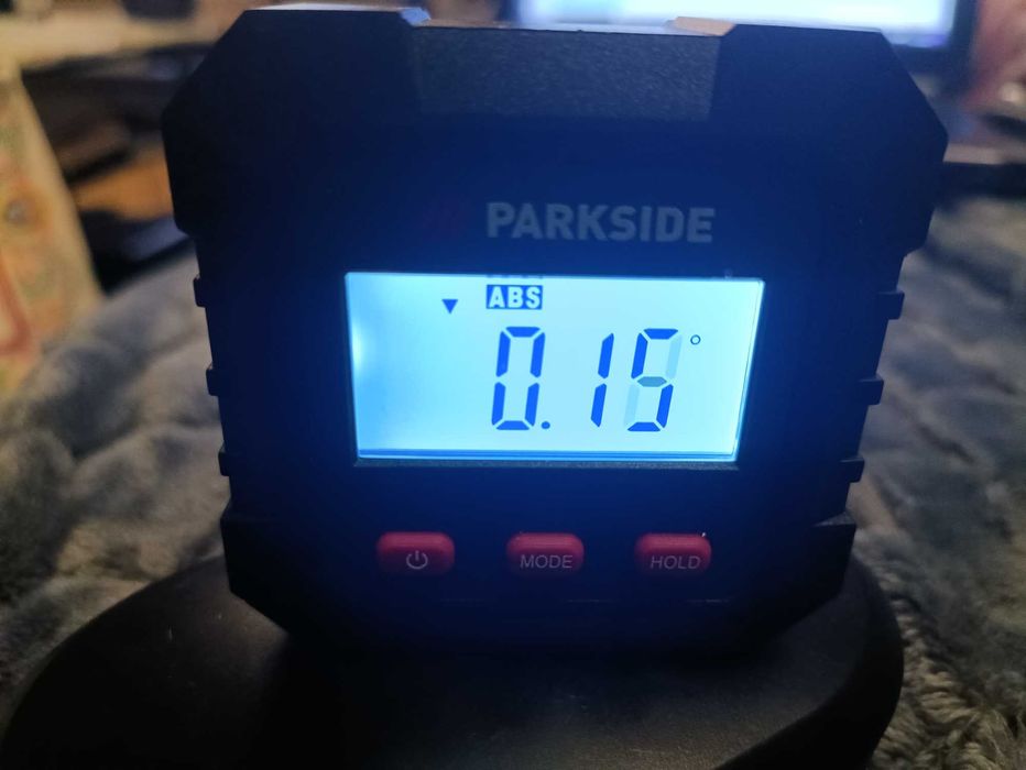 PARKSIDE PNM 2 B1 cyfrowy przechyłomierz kątomierz poziomica diagnoza