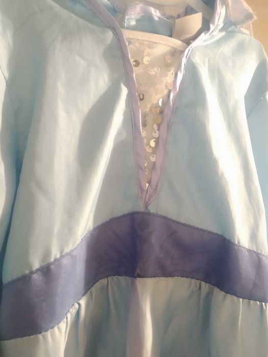 Fantasia Frozen II (2019) Elsa filme Vestido/fato de carnaval