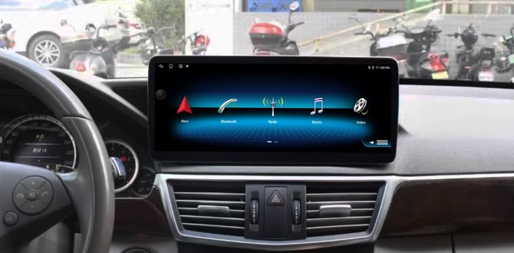 Tela 6/64GB Mercedes W212 Android 14 + GPS + Carplay sem fios.