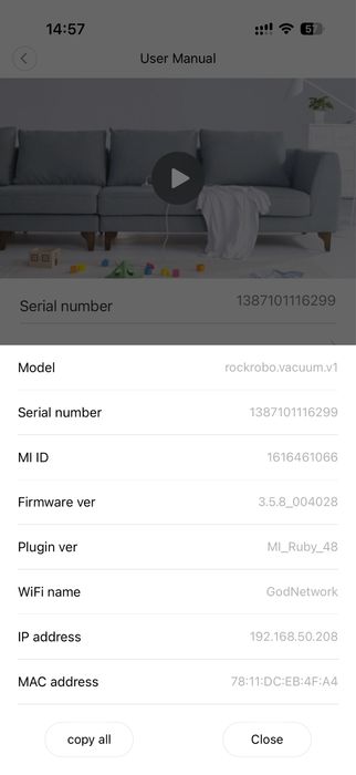 Робот-пилосос Xiaomi Mijia Robot Vacuum | Lidar | !!! Все працює !!!