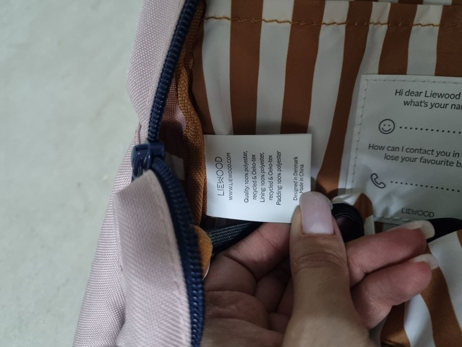 2 mochilas Liewood bordadas