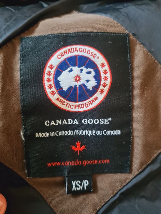 Brązowa kurtka Puchowa Canada Goose