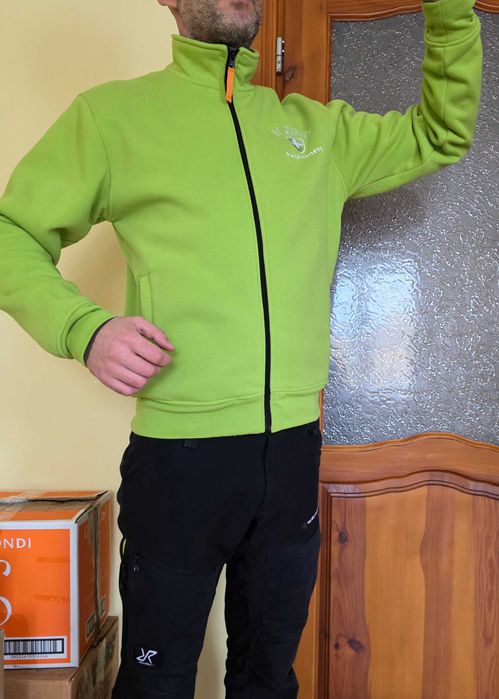 Флісова кофта, колір салатовий М