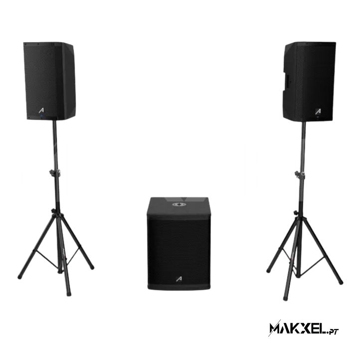 kit Audibax Pro 15" PA completo de 1800 W