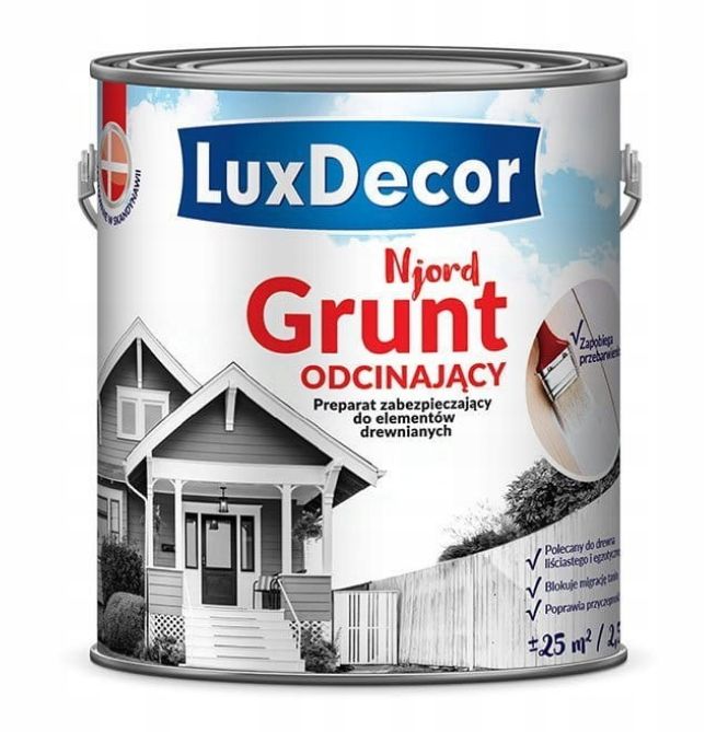 Njord grunt odcinający do elementów drewnianych, 2,5 l