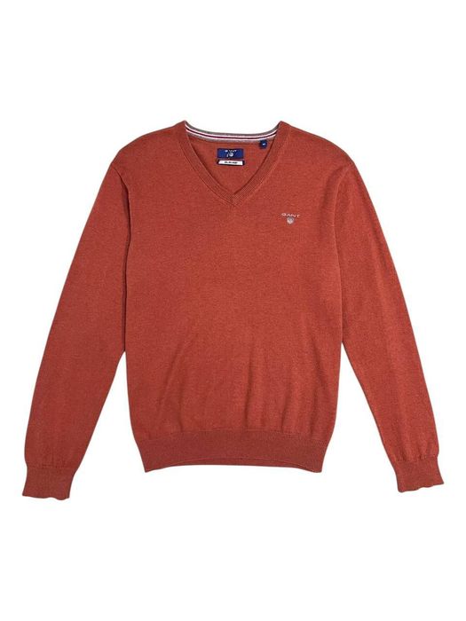 Мужской шерстяной кардиган свитер пуловер Gant гант чоловічий светр