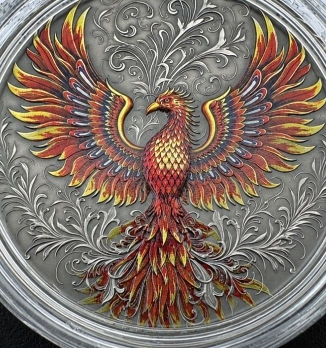 Срібна монета Фенікс 31.1 грама 999 проби ( Fenix)
