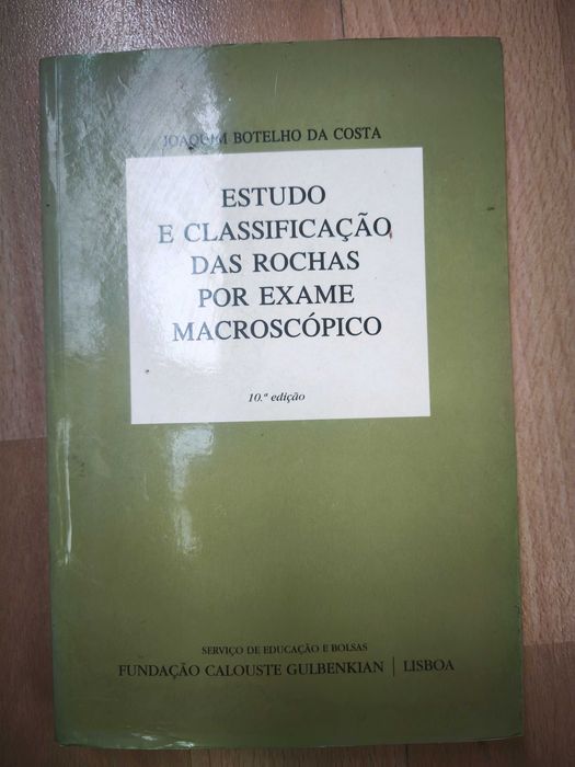 Livro Estudo e Classificação das Rochas por Exame Macroscópico