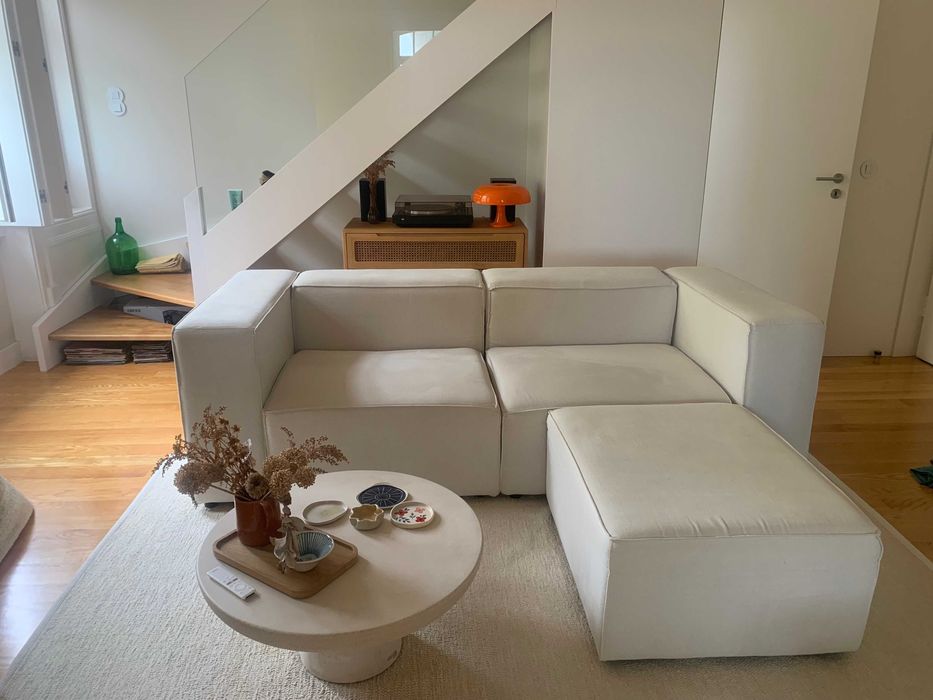 Sofá modular KIPLI ARIA + pouf