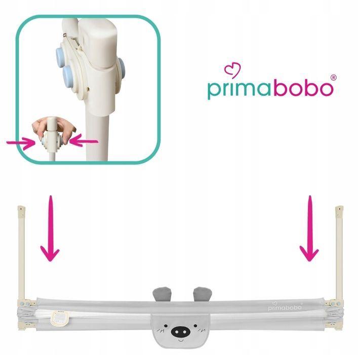 Barierka do łóżka 160 cm primabobo