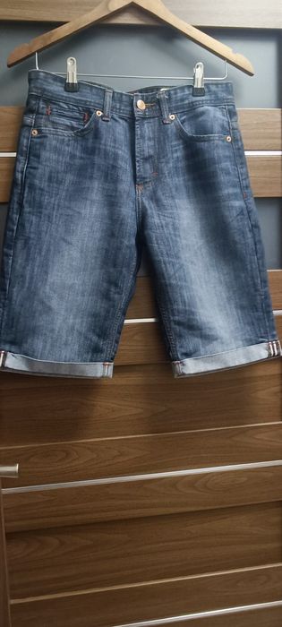 DenimCo Granatowe Spodenki Jeansowe S/36