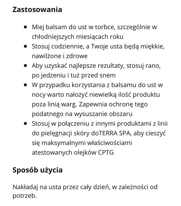 Lip balsam Herbal Doterra