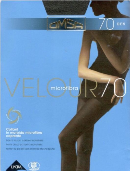 Жіночі колготки Omsa Серія Velour  15d/30d/40d/70d