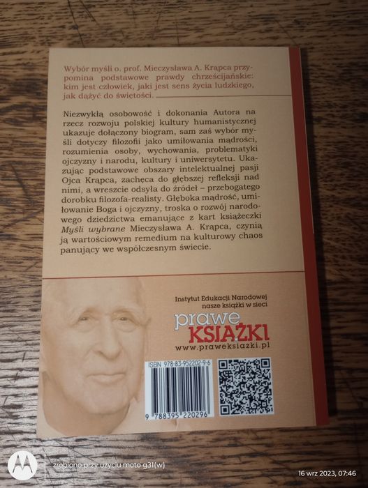 Myśli wybrane. Mieczysław A. Krąpiec