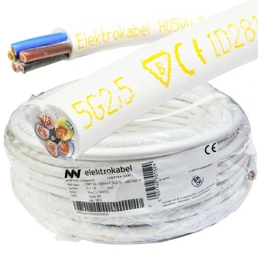 Przewód kabel 5x2,5 Elektrokabel 100m