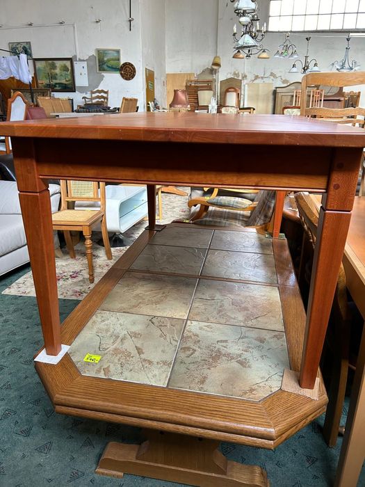 Duńska drewniana ława