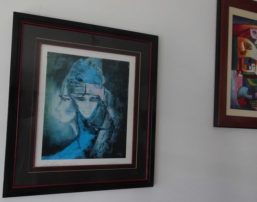 Quadro "Las Hadas Del Oriente" do Pintor Sanchez Flores (68 x 61 cm)