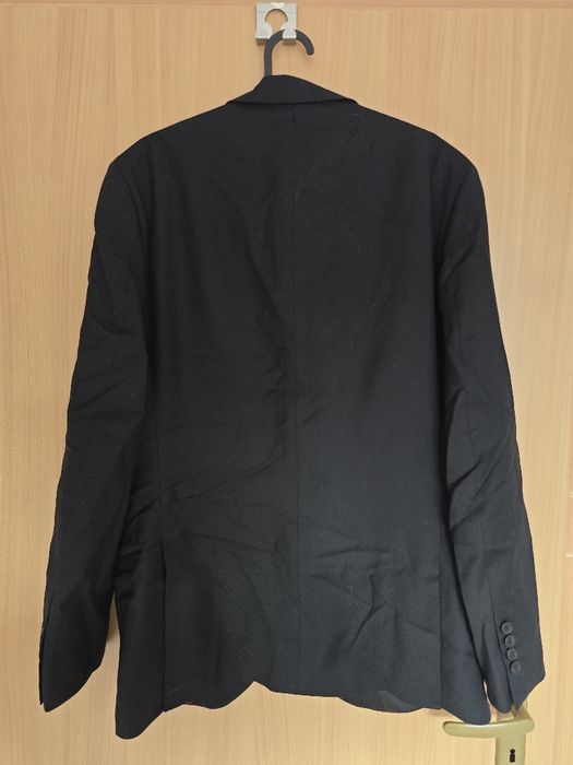 Marynarka Vistula Ancona czarna Super Slim 182/100