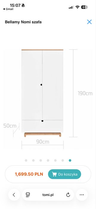 Szafa do pokoju dziecięcego