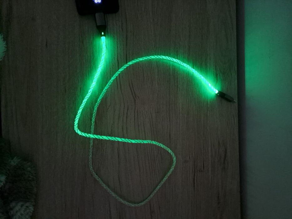 Cabo USB-C LED Luminoso
