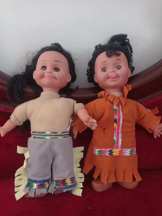Lalki Vintage Kafutoy indianki