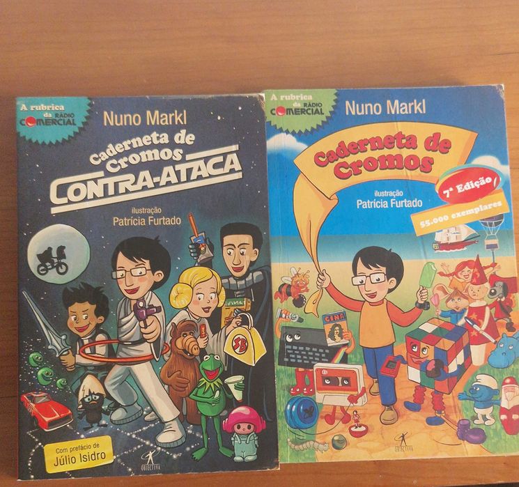 Livros Nuno Markl - Caderneta de Cromos