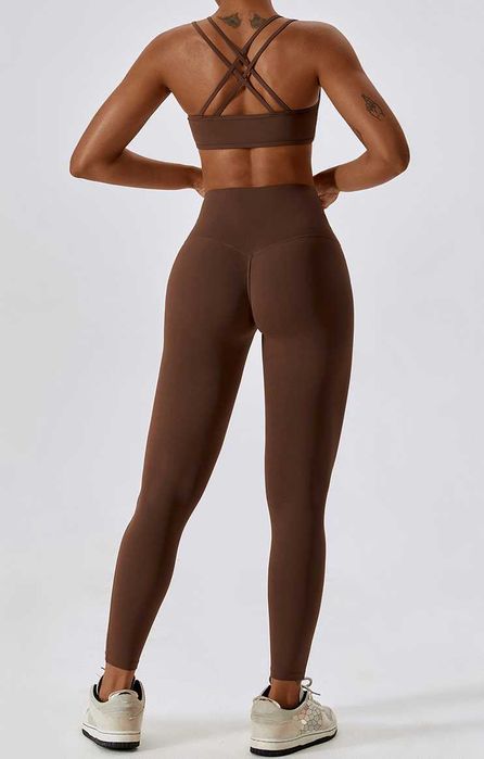 Топ Alo Yoga Fitness Bra Brown px09-BN
