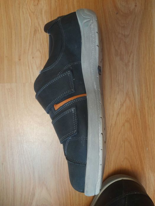 Мужские кожаные туфли на широкую ногу Cosyfeet 45 p.