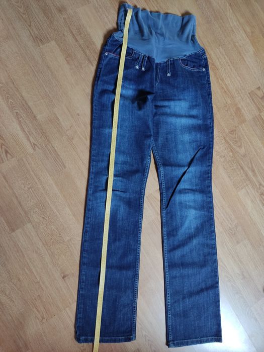 Jeans spodnie ciążowe nowe 9 fashion M tanio