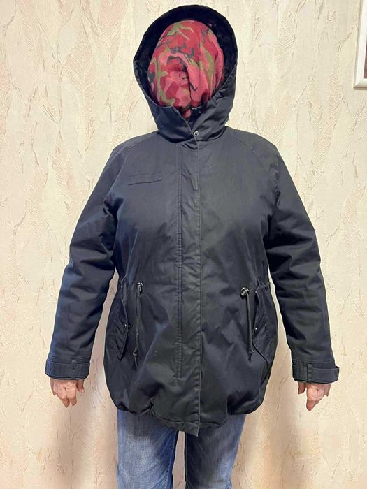 Куртка парка женская 52 р Черная