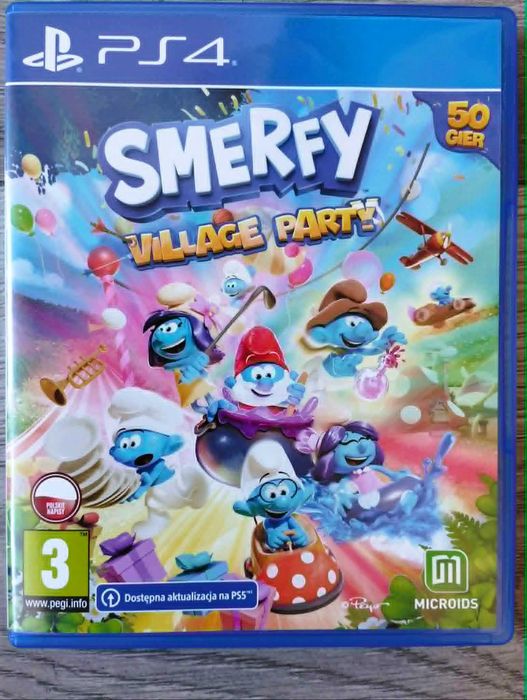 Gra Smerfy - Village Party Polska Wersja 50 Gier PS4/PS5 PlayStation