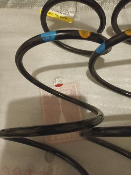 2 pares molas suspensão