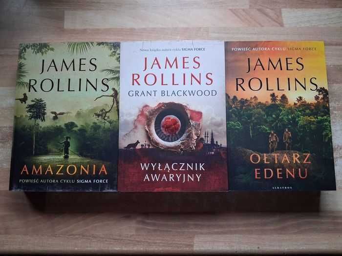 James Rollins Zestaw 3 książek nowe