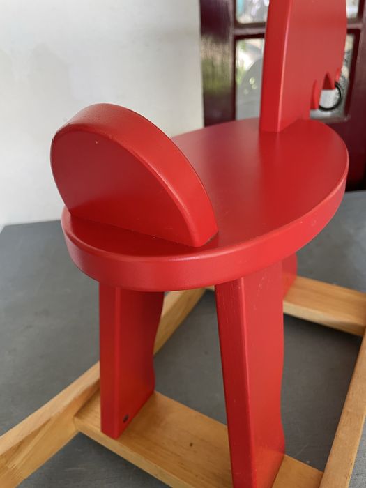 Balouço alce de madeira