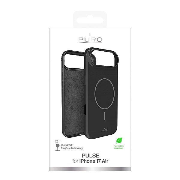 Etui ochronne Puro Pulse na iPhone 17 Air poliwęglanowe - czarne