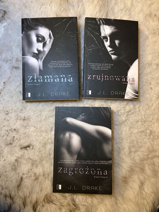 J.L. Drake Złamana Trylogia Zrujnowana Zagrożona KOWA