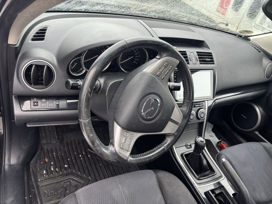Mazda 6 GH Konsola Pulpit Kokpit Deska Rozdzielcza Poduszki Pasy