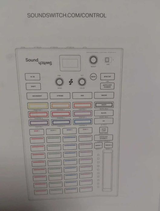 Kontroler do światła DMX - Soundswitch Control One