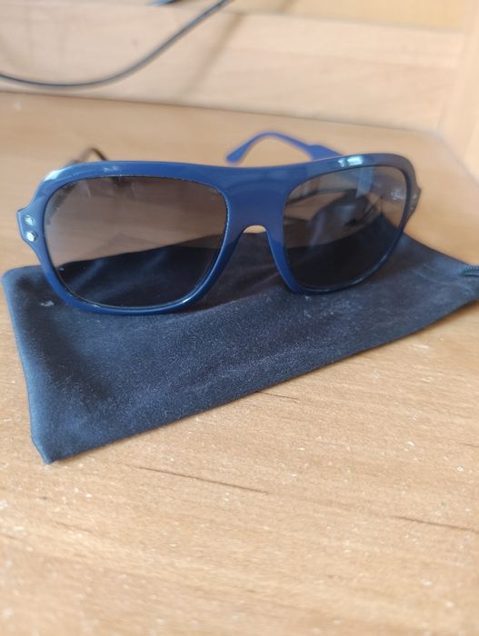 Okulary Bottega Veneta granatowe