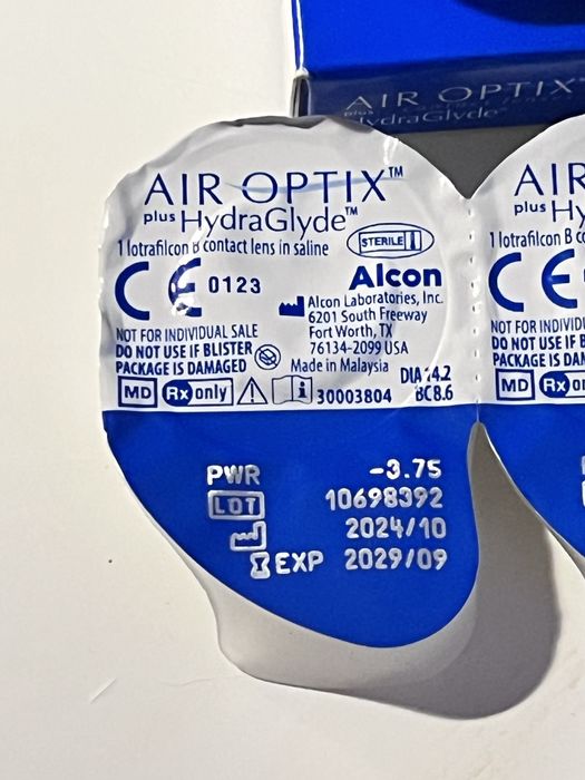 Soczewki miesieczne -3,75