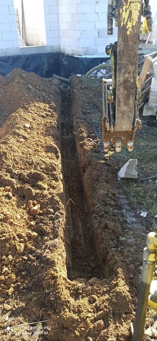 Montaż szamb, zbiorników na wodę, szambo. Prace ziemne, minikoparka,